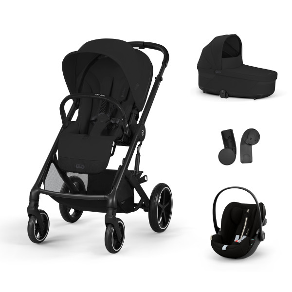 CYBEX Kombinovaný kočík BALIOS S LUX SET S - Moon Black